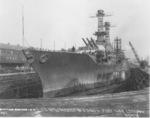 Battleship New Mexico in Drydock No. 4, New York Navy Yard, Brooklyn, New York, United States, Jan 1918, photo 2 of 2