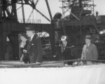 Commissioning ceremony of USS New Jersey, Philadelphia Navy Yard, Pennsylvania, United States, 23 May 1943, photo 25 of 25