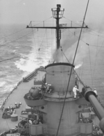 USS New Jersey underway, date unknown