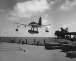 Kingfisher aircraft being launched from a catapult aboard USS New Jersey, date unknown