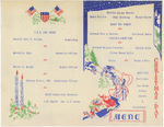 Program of the Christmas holiday celebration aboard USS New Jersey, Dec 1944, page 2 of 3