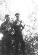 Bill Sausser and Bill Purcell, both of US 5332nd Brigade (Provisional), Burma, circa 1945