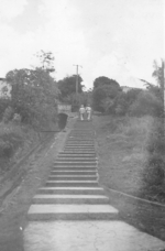 Steps above the town of Levuka, Ovalau, Fiji, 1942-1944