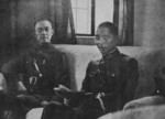 Chinese 33rd Group Army commanding officer Zhang Zizhong and executive officer Feng Zhi