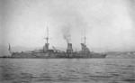 Battleship Parizhskaia Kommuna, probably at Sevastopol, Russia, 1931