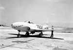 P-80A Shooting Star aircraft, Ames Aeronautical Laboratory, Moffet Field, California, United States, 22 July 1946