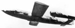V1 flying bomb in flight, date unknown.