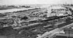 Drydock I under construction, Deschimag shipyard, Bremen, Germany, Jul 1939