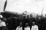 Pilots of 51st Independent Fighter Group with an IK-3 No 3 fighter, Apr 1941, photo 2 of 2