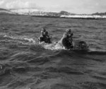 Chariot manned torpedo with crew, Rothesay, Scotland, United Kingdom, 3 Mar 1944, photo 3 of 3