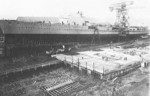 Nürnberg on slip II, Deutsche Werke Kiel, Germany, Nov 1933-Feb 1934