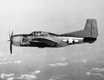 Broadside view of a Douglas BTD Destroyer during a test flight in the Chesapeake Bay area, United States, 25 Jul 1944.