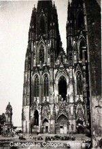 Hohe Domkirche Sankt Petrus cathedral, Köln (Cologne), Germany, Jun 1945