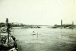 Destroyed Hohenzollern Bridge bridge, Köln, Germany, Jun 1945