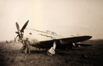 P-47 aircraft at rest, Italy, 1945