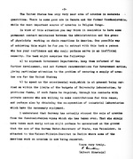 Letter to president Roosevelt drafted by physicist Leó Szilárd with assistance from Edward Teller and Eugene Wigner and then signed by Albert Einstein urging the development of nuclear energy, 2 Aug 1939, page 2 of 2