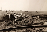 Temporary bridge erected by German troops, location and date unknown