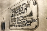 Poster, date unknown; photograph taken by a German serviceman