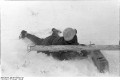 German soldier in snowy terrain with Panzerschreck, Russia, Jan-Feb 1944