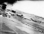 Meiji Corporation sugar refinery and butanol plant in Taito, Taiwan under attack by four PV-1 Ventura aircraft of US Navy VPB-137 squadron, 18 May 1945