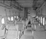 Passengers compartment of an Avro York aircraft of RAF Transport Command at RAF Lyneham, Wiltshire, England, United Kingdom, 1943-1945