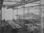 View of Howaldtswerke Kiel shipyard, Kiel, Germany, circa 1930s
