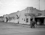 Damaged theater at Port Chicago, California, United States after a massive munitions explosion, 17 Jul 1944. 18 Jul 1944 photo.