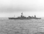 Cruiser USS Northampton taking fuel from Fleet Oiler USS Cimarron (partially obscured behind Northampton) as part of the task group escorting the Doolittle Raiders, 17 Apr 1942, the day before the raid.