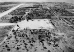 Aerial view looking west at Borinquen Field, Puerto Rico, 1940-41. Note B-18 Bolo bombers parked on the pad that would become Hangar 5.
