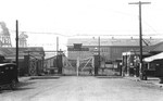 Gate B at the Puget Sound Naval Shipyard, Bremerton, Washington, United States, circa 1918.