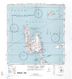 1943 United States Army map of Espiritu Santo in the New Hebrides Islands (now Vanuatu).