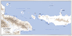 United States Army map of the Vitiaz and Dampier Straits between Cape Cretin, New Guinea and Cape Gloucester, New Britain, 1943.