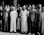Yan Xishan, Wang Jingwei, and others, Beiping, China, 9 Sep 1930