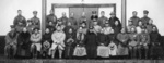 Group portrait of Army reorganization conference attendees, China, 25 Jan 1929