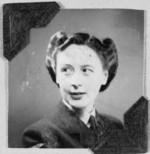 Portrait of WAAF member Molly Jessop based in RAF Watnall, 1940s