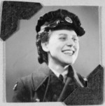 Portrait of WAAF member Margaret Johnson based in RAF Watnall, 1940s