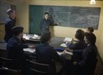 WAAF officer giving a lecture on central and local government structures, United Kingdom, 1945