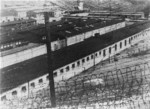 Prisoners barracks, Flossenbürg Concentration Camp, Germany, 1942