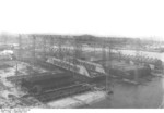 View of Vulcan shipyard, Hamburg, Germany, Sep 1921
