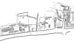 Shipyard plan of the F. Schichau shipyard at Elbing, Germany (now Elblag, Poland), 1899