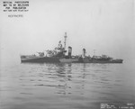 USS Bailey departing Mare Island Naval Shipyard, Vallejo, California, United States, 8 Dec 1944 following repairs due to a strafing attack off Peleliu. Photo 1 of 3.