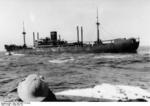 Kormoran at sea, seen from a German submarine, circa 1940-1941