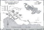 United States Navy Track Chart Battle of Tassafaronga, 30 Nov 1942. Chart created in 1946.