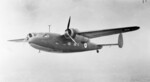 DH.95 Flamingo in flight with left engine feathered, 1940s