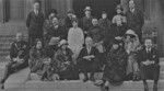 Puyi and Wanrong with the British Legation, Beiping, China, 1924; note Puyi