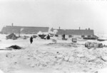 Barracks for deportees, Vorkuta, Komi, Russia, circa 1947