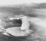 Mikazuki under attack by USAAF B-25 bombers, off Cape Gloucester, New Britain, 28 Jul 1943, photo 10 of 10