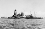 Nagato at anchor, Yokosuka, Japan, late 1945