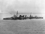 Target ship DD-224 sinking, off San Francisco, California, United States, 24 May 1946, photo 1 of 2