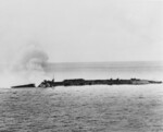 Target ship DD-224 sinking, off San Francisco, California, United States, 24 May 1946, photo 2 of 2